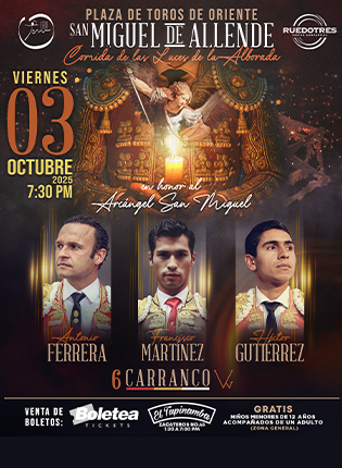 CORRIDA DE LAS LUCES DE LA ALBORADA